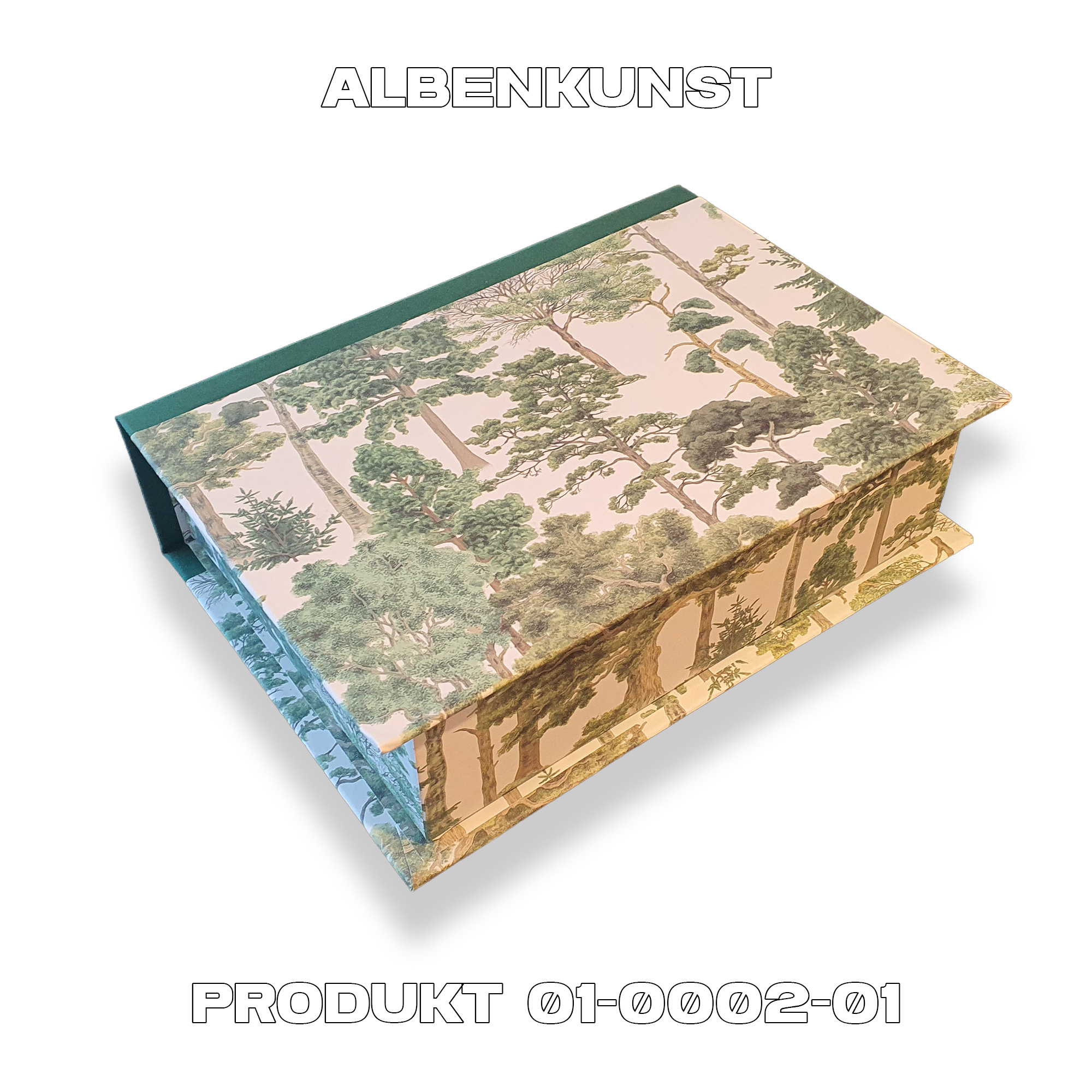 Open modular wooden bookcase